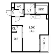 Jack shimmachiⅠの間取り画像