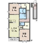 ベルウッドIIAの間取り画像