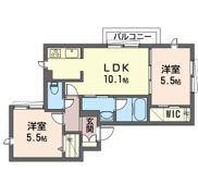 ドゥーメゾン田尻の間取り画像