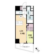 セレニテ西元町アリエの間取り画像