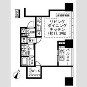 プレミストタワー白金高輪の間取り画像