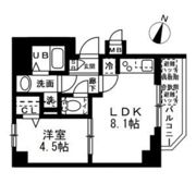 アムール代々木上原の間取り画像
