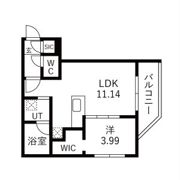 仮)GA-二十四軒3-3MS A棟の間取り画像