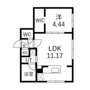 仮)GA-二十四軒3-3MSB棟の間取り画像