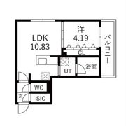 Villa Aura(ヴィラ・アウラ) 仮)GA-二十四軒3-3MSB棟の間取り画像