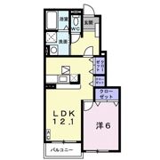 プラシードAの間取り画像
