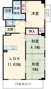 ツインピアの間取り画像