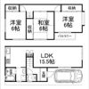 勝竜寺二ノ坪貸家の間取り画像