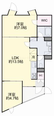 ETENA中仙道西の間取り画像