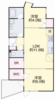 ETENA中仙道西の間取り画像