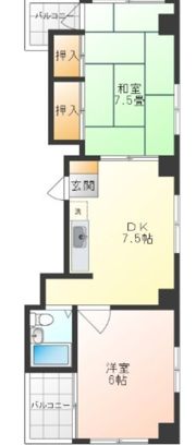アーバン寺町の間取り画像