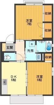 ベルハイツの間取り画像