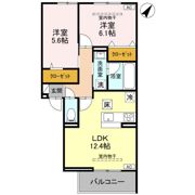セジュールグリーンひなたの間取り画像