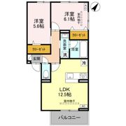 セジュールグリーンひなたの間取り画像