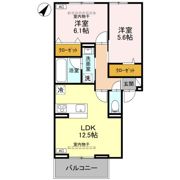 セジュールグリーンひなたの間取り画像