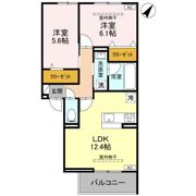セジュールグリーンひなたの間取り画像