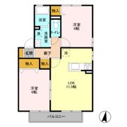 プラッツ･ルーエ A/Bの間取り画像