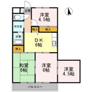 長瀬第三マンションの間取り画像