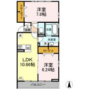 パレドールモアの間取り画像
