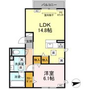 クレスト田神の間取り画像