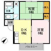 フジハイツの間取り画像