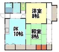 松本借家東の間取り画像