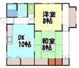 松本借家東の間取り画像