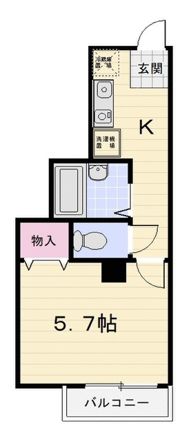 スカイビル天神橋の間取り画像