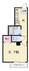 スカイビル天神橋の間取り画像