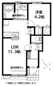 カーサSoraの間取り画像