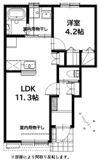 カーサSoraの間取り画像