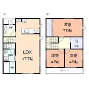 MORINOハウスAの間取り画像
