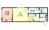 コモド太閤山Ⅱの間取り画像