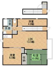 ノースビュー白川の間取り画像