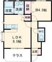 パルティールBの間取り画像