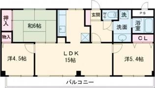 ライオンズマンション湯河原の間取り画像