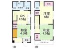 砂山町戸建の間取り画像