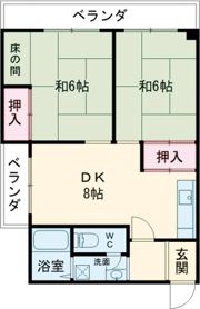 不知火コーポの間取り画像