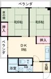 不知火コーポの間取り画像