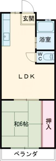 本町マンションの間取り画像