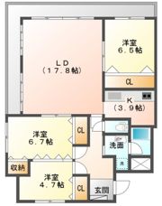 ベルレジョンの間取り画像