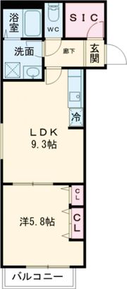 （仮称）新狭山3丁目新築アパートの間取り画像