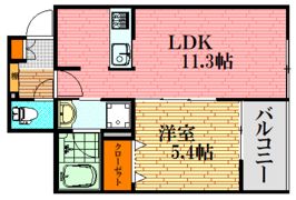 ジイプラス十日市東の間取り画像