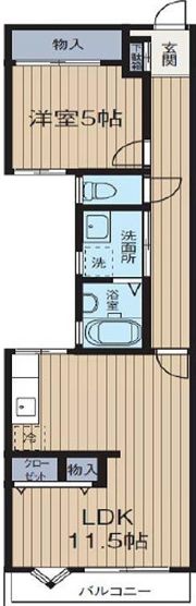 雅マンション龍城ヶ丘の間取り画像