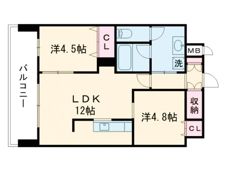 Buena Casa熊本駅前Eastの間取り画像