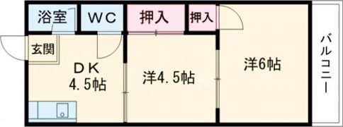 辻井マンションの間取り画像