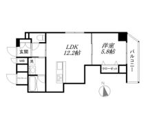 ロイヤルレジェンド西大津の間取り画像