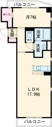 シャーメゾン三宮の間取り画像
