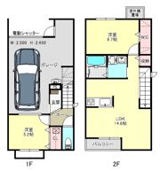 レオメゾンの間取り画像