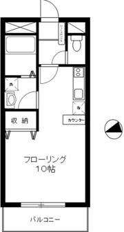 JEWEL COURT A棟の間取り画像